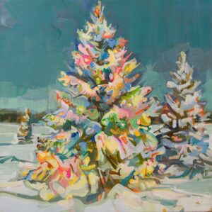 All Is Bright #1 - 12x12"