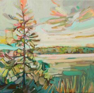All Is Bright #17 - 12x12"
