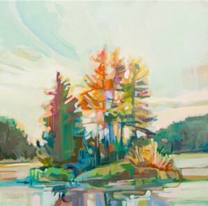 All Is Bright #9 - 12x12"
